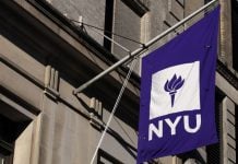 NYU as New York lawmakers consider a ban on sports betting on college campuses.