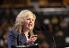 Sen. Marsha Blackburn who lead a discussion about sports betting integrity in the U.S. Senate.
