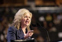 Sen. Marsha Blackburn who lead a discussion about sports betting integrity in the U.S. Senate.