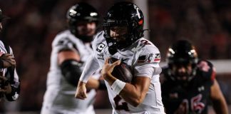 Quarterback Brendan Sorsby, who is under investigation by the Ohio Casino Control Commission.
