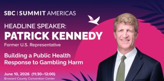 Ex-Congressman Patrick J. Kennedy to speak on gambling harm at SBC Summit Americas Patrick J. Kennedy banner image