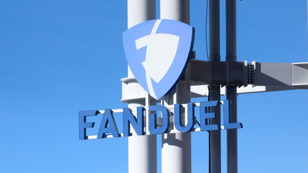 A FanDuel sign at Toronto's BMO Field