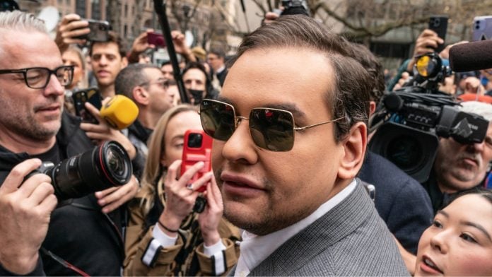 George Santos, who allegedly made illicit trades using Kalshi.