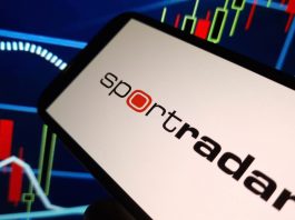 Sportradar enters prediction market space, gives Kalshi official league data Sportradar logo as the company partners with Kalshi.