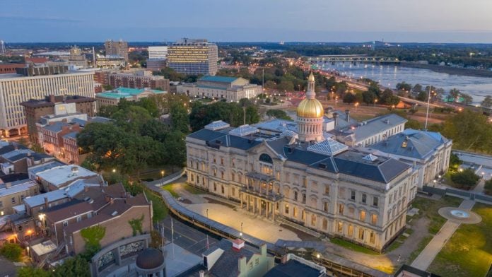 The New Jersey State House in Trenton