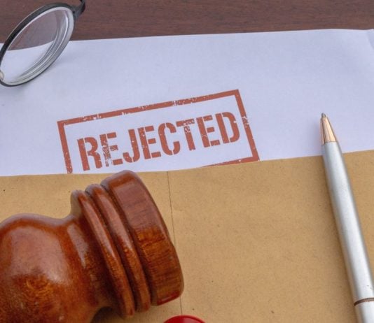 Polymarket loses bid for preliminary injunction against Michigan A stamp saying "Rejected" on a document