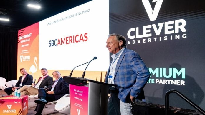 SBC Summit Americas 2026 panel that discussed protecting the future of sports betting.