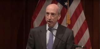 Gary Gensler, who spoke with IGA leadership about event contracts.