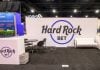A Hard Rock Bet booth at SBC Summit Americas