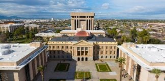 Arizona State Capitol, State Senate and House of Representatives building in Phoenix