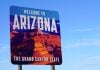 Arizona sign as the state welcomes new retail sports betting licensees.