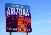 Arizona to open application window for new retail sports betting licenses Arizona sign as the state welcomes new retail sports betting licensees.
