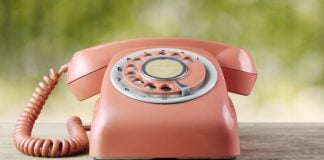 A telephone as the Colorado Lottery announces plans to use a new problem gambling helpline.