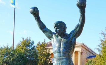 DraftKings attempts to block subpoena by taking Philadelphia to court Rocky Statue in Philadelphia as the city is being sued by DraftKings.