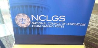 A sign for the NCLGS Summer Meeting 2026