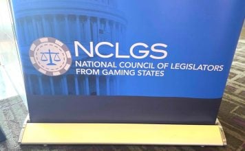 A sign for the NCLGS Summer Meeting 2026