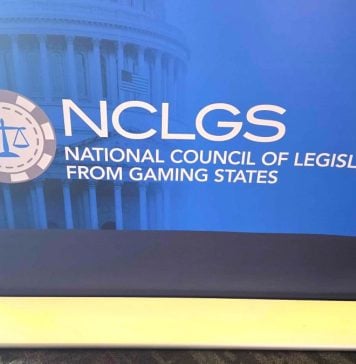 A sign for the NCLGS Summer Meeting 2026