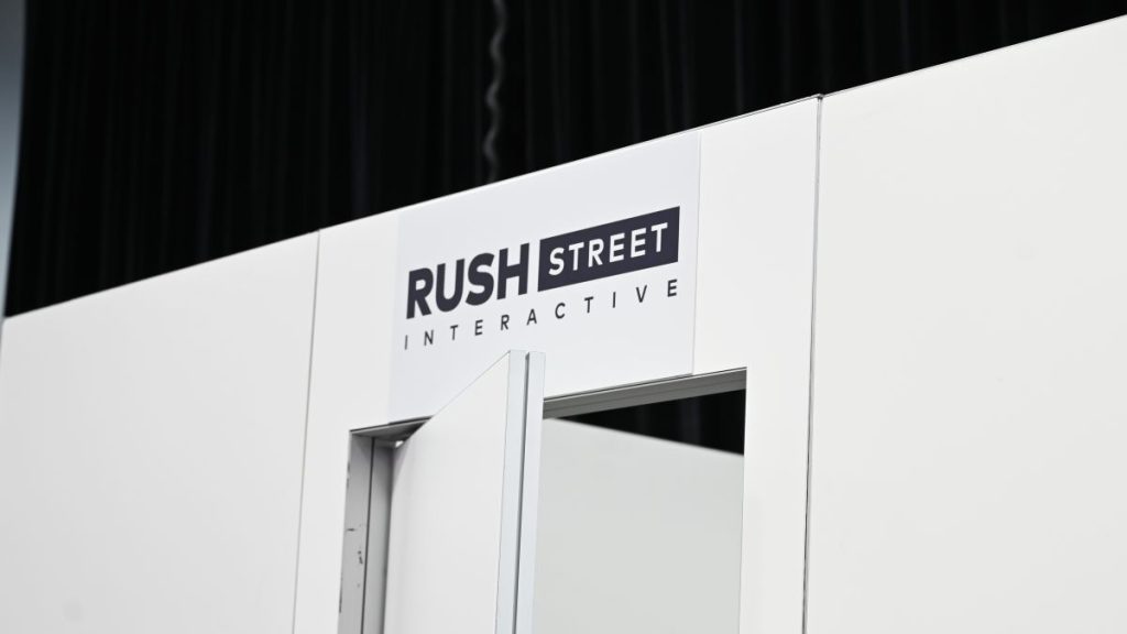 Rush Street Interactive signage