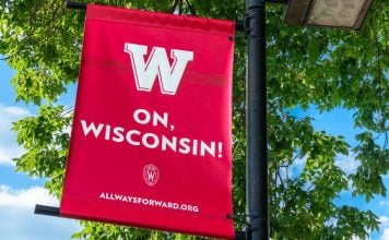 University of Wisconsin banner