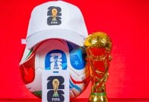 FIFA World Cup trophy as sportsbooks provide betting data.