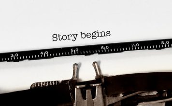 Seth Young: This is just the beginning of the prediction market boom … Vintage typewriter on white background with text "story begins"