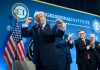 Senators urge sports, casino prediction markets ban in CLARITY Act bill U.S. President Donald Trump dances on stage