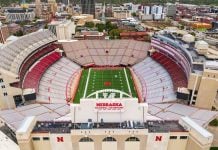 Memorial Stadium in Nebraska