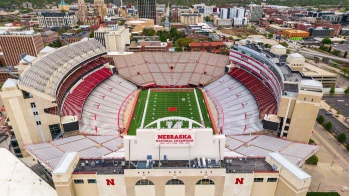Memorial Stadium in Nebraska