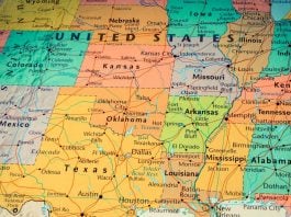 Map of the USA, where Novig operates in most states