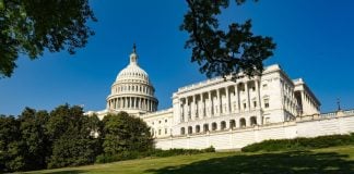 The U.S. Senate building on Capitol Hill, where prediction markets hearing took place