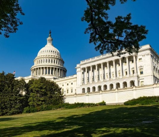 The U.S. Senate building on Capitol Hill, where prediction markets hearing took place