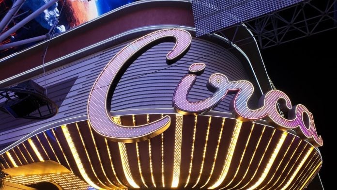 Circa Sports Las Vegas sign