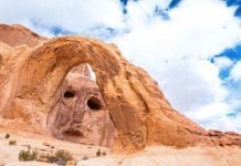 Kalshi again denied in ask to block state from enforcing gambling law A face-like rock formation in Utah, where Kalshi lost in court