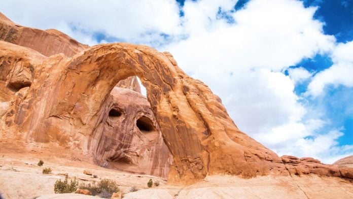 Face-like rock formation in Moab, Utah A face-like rock formation in Utah, where Kalshi lost in court