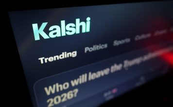 Kalshi faces stunning $36 billion suit from New York AG James Kalshi website on black background