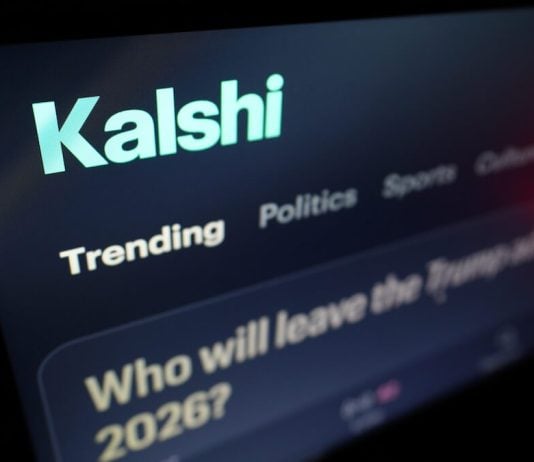 Kalshi faces stunning $36 billion suit from New York AG James Kalshi website on black background