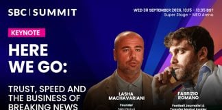 Here We Go! Superstar transfer journalist Fabrizio Romano to headline SBC Summit SBC Summit features Fabrizio Romano