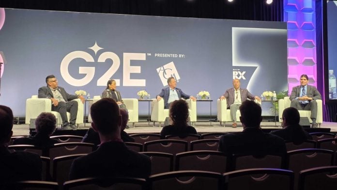 G2E-AGA-tribal-leaders-casino-giants-aim-fire-at-prediction-markets AGA and IGA talk prediction markets at G2E