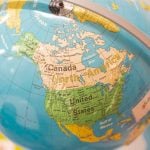 map of North America