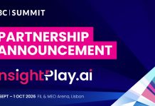 SBC names InsightPlay.ai official AI solutions partner for SBC Summit 2026 InsightPlay.ai partners with SBC Summit 2026