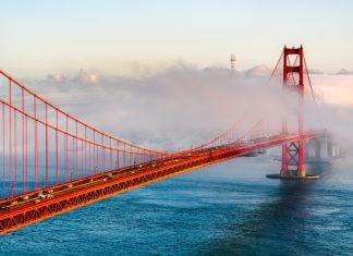 Golden Gate Bridge in California, where Kalshi lost another court case this week