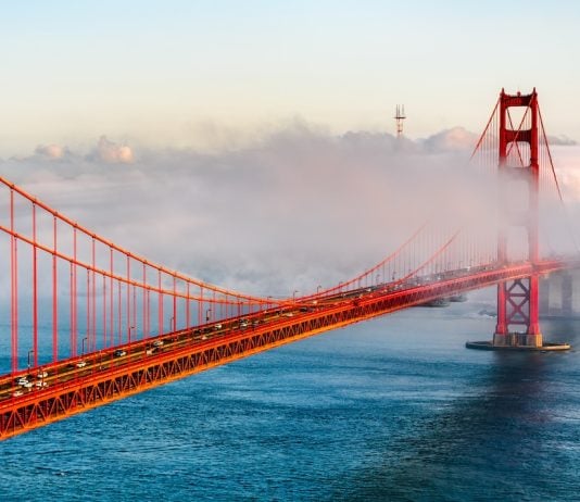 Golden Gate Bridge in California, where Kalshi lost another court case this week