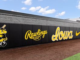 University of Iowa baseball field, in a state where Kalshi operates its prediction market