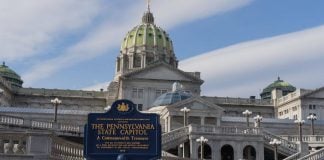 The Pennsylvania State Capitol, where a Problem Gambling Caucus has formed