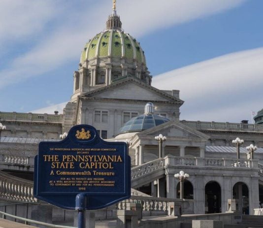 The Pennsylvania State Capitol, where a Problem Gambling Caucus has formed