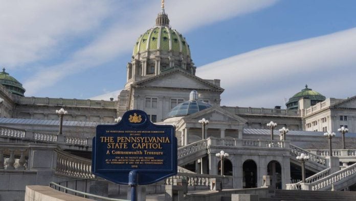 The Pennsylvania State Capitol, where a Problem Gambling Caucus has formed