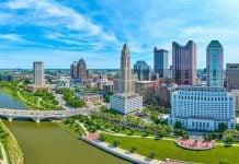 Columbus, Ohio, where Polymarket sued the state