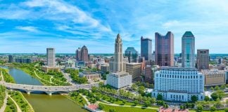 Columbus, Ohio, where Polymarket sued the state
