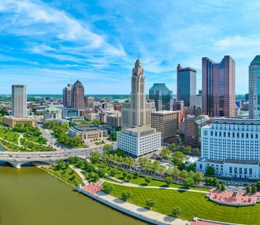 Columbus, Ohio, where Polymarket sued the state