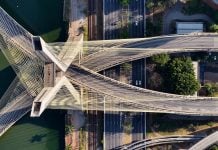 Brazil court allows Stake to operate for now, but upholds effects of provisional measure Sao Paulo Brazil bridge drone view